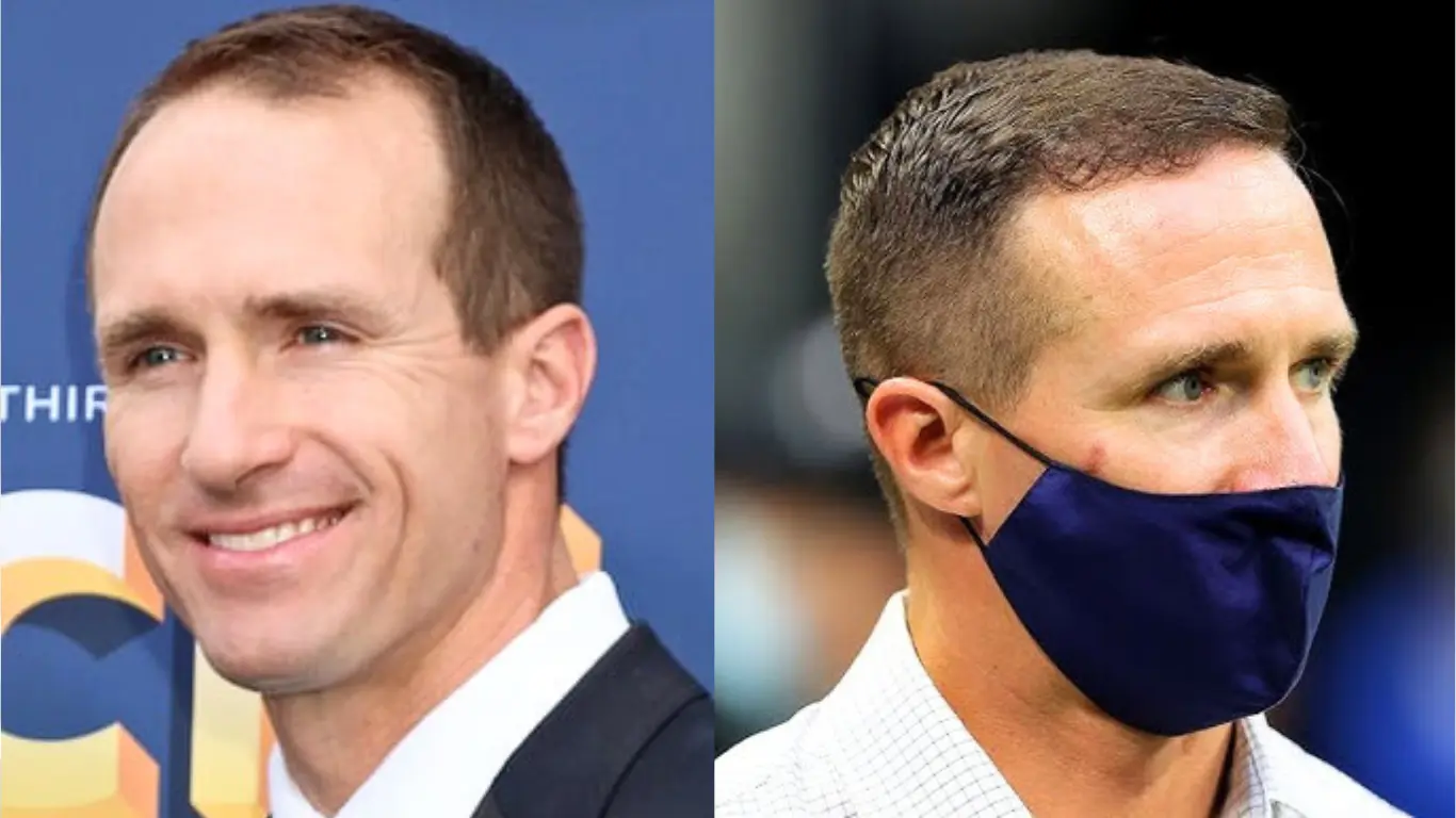 Drew Brees Makes His NBC Debut, Internet Amazed by His New Hair