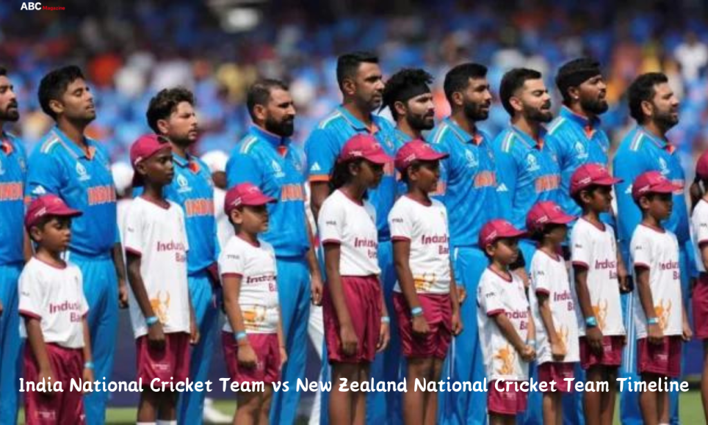 India National Cricket Team vs New Zealand National Cricket Team Timeline