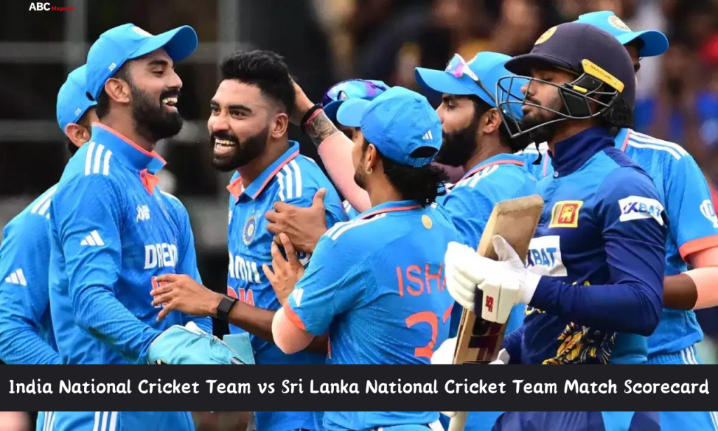 India National Cricket Team vs Sri Lanka National Cricket Team Match Scorecard