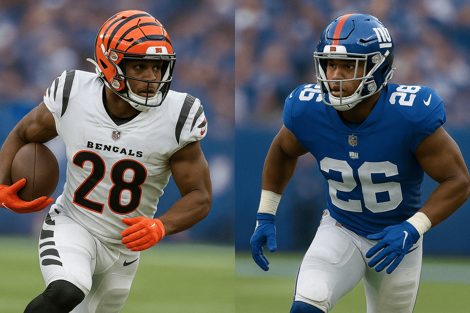 Bengals Vs New York Giants Match Player Stats
