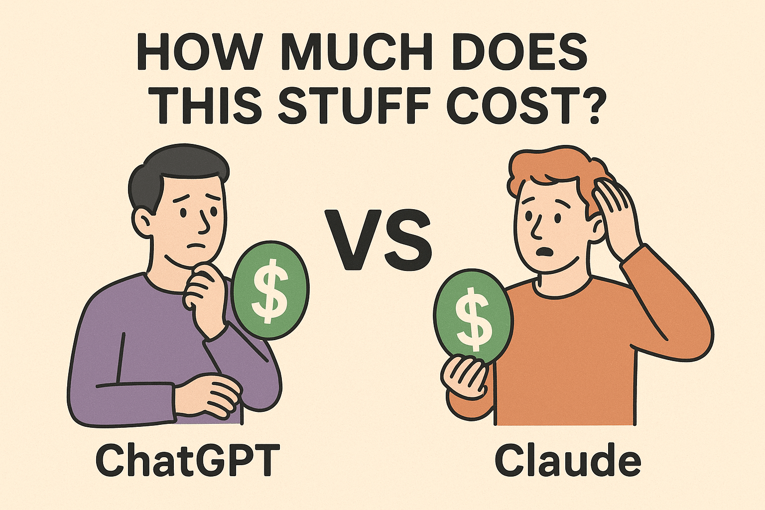 How Much Does This Stuff Cost? ChatGPT vs Claude